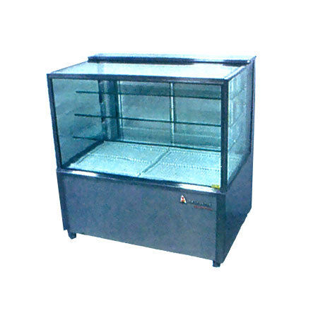 Straight Glass Display Counter - Versatile Commercial Size Fit | Quality Checked, Easy Assembling, Elegant Design, Durability, Long Shelf Life