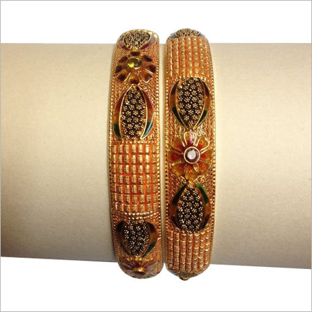 Ethnic Gold Bangle