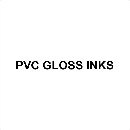 Pvc Gloss Inks
