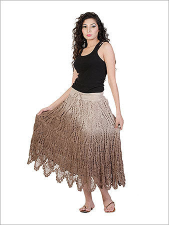 Long Crochet Skirt