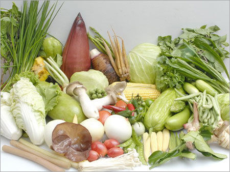 Fresh Thai Vegetables And Herbs