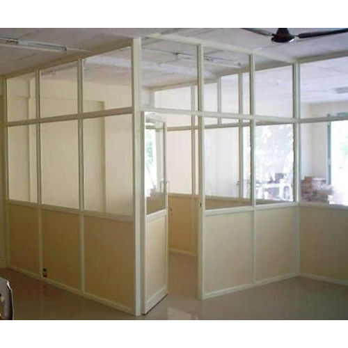 Black Aluminium Office Partition