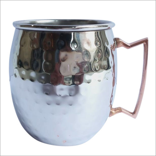 SS Hammered Mugs