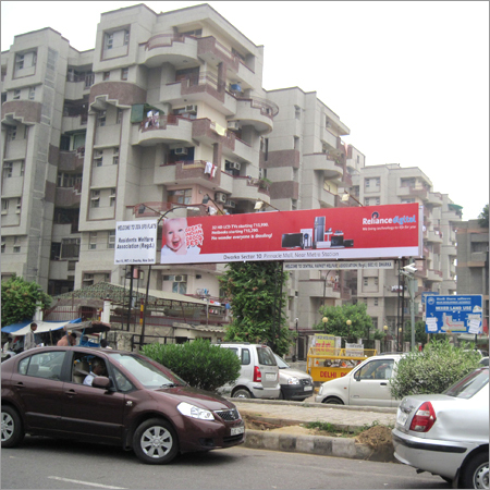 Outdoor Advertising Banner Stand By RADHEY ADVERTISING & MKT. CO.