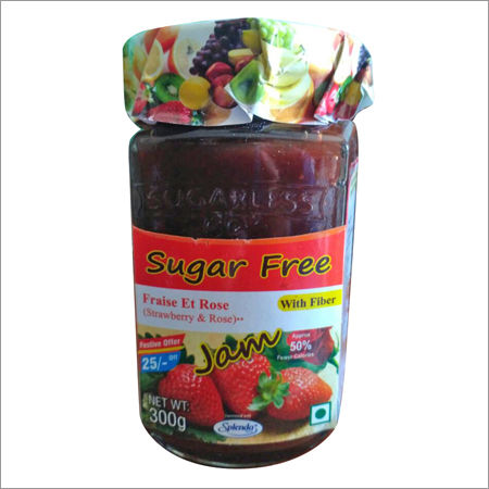 Sugar Free Jam Strawberry Rose Flavor