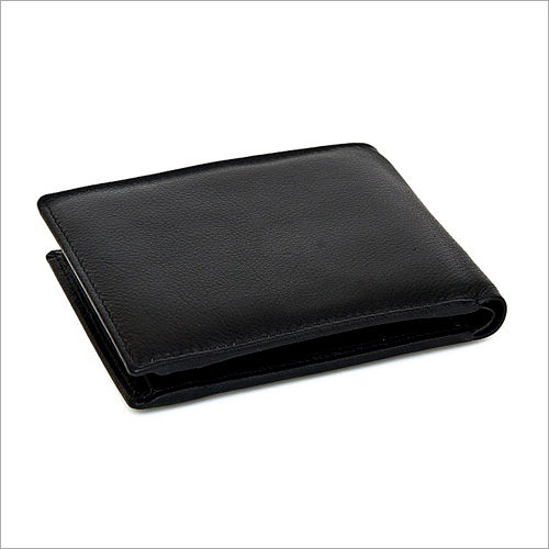 Mens Black Leather Wallet