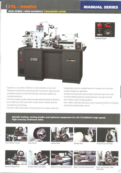 Lathe Hight Accuracy Machine