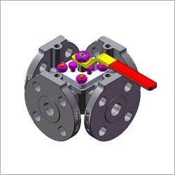 Non Lubricated Sleeved Plug Valves 4 Way