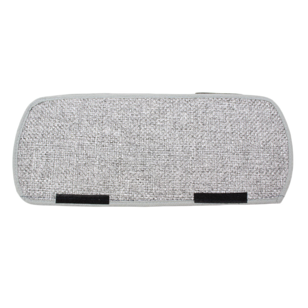 Grey Jute Refrigerator Handle Cover