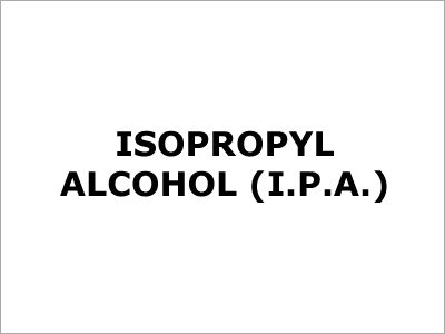  आइसोप्रोपिल अल्कोहल (I.P.A.) 