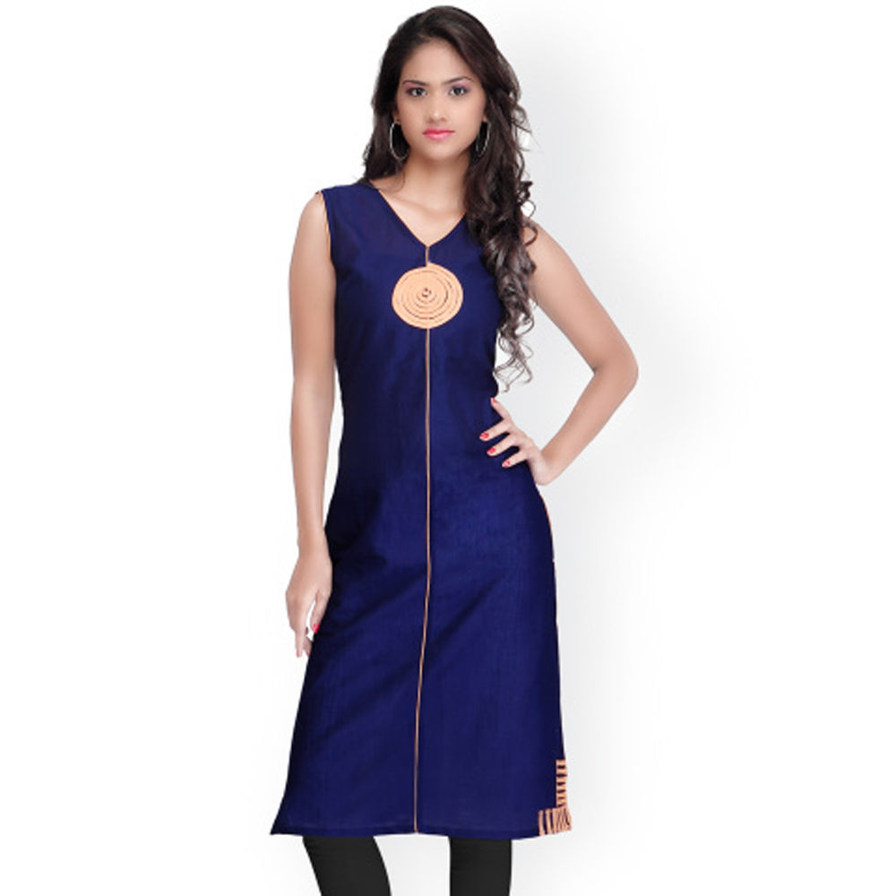 Saree Mall Blue Kurta