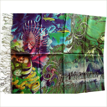 Woolen Digital Printed Stoles