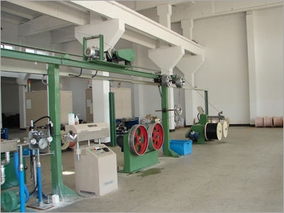 Wire And Cable Plastic Extrusion Line Bust Size: 40  Centimeter (Cm)