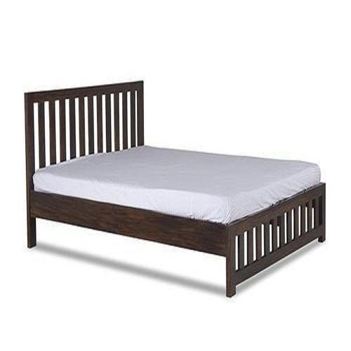 Solid Sheesham Wood Bed In Straight Style