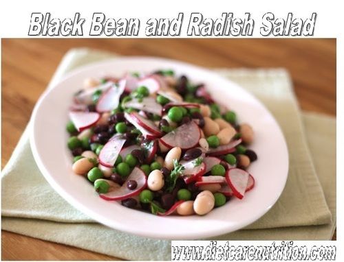 Black Bean And Radish Salad
