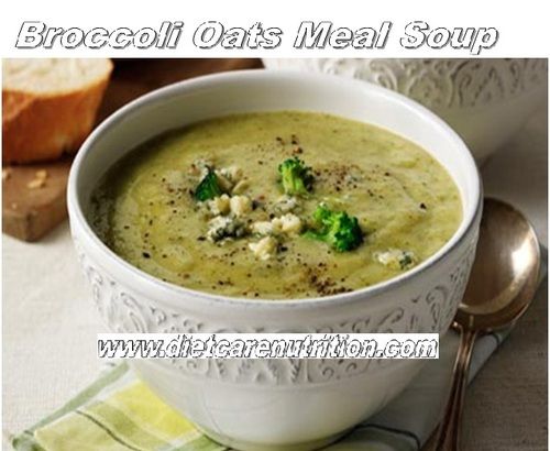 Broccoli oatmeal Soup