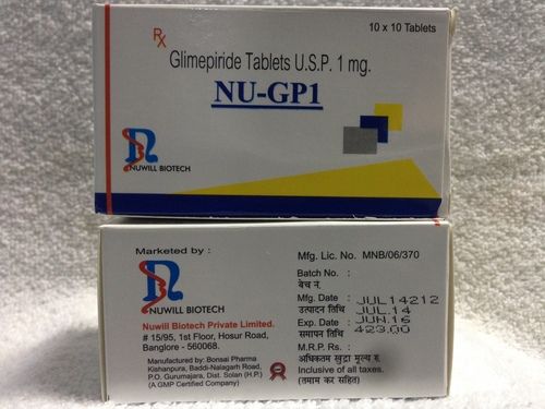 ग्लिमपाइराइड 1mg और 2mg