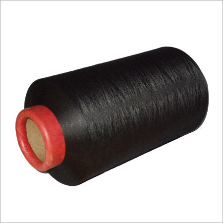 Black Spandex Covered Yarn