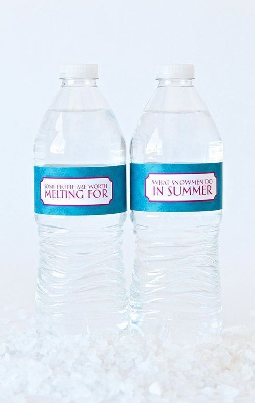 water bottles lable printing