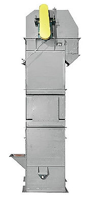 Bucket Elevator - High-Power M.S., S.S. & Food Grade Plastic | Ideal for Vertical & Horizontal Material Transport