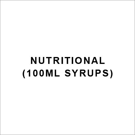 Nutritional Syrups 100 Ml