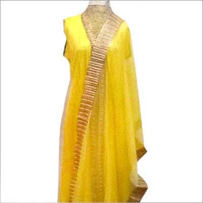 Designer Yellow Lehenga Application: Sample Preparation