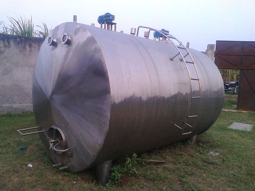 Double Portion SS Milk Storage Tank