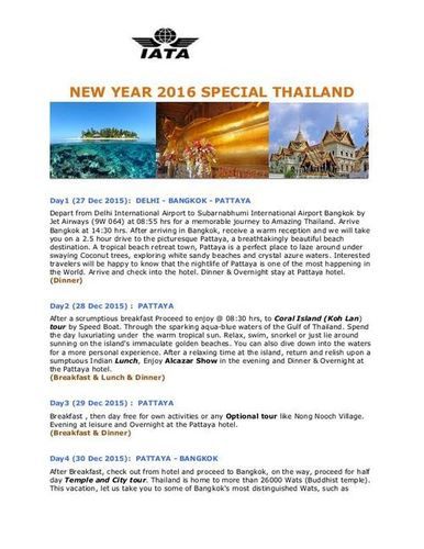 THAILAND PACKAGE By SHREE ABSOLUTELY TRAVELS PVT. LTD.