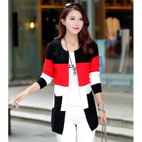 Ladies Knitted Fabric Sweater