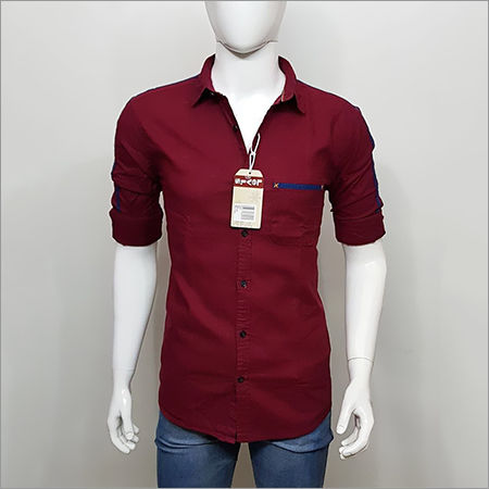Brown Party Wear Shirt