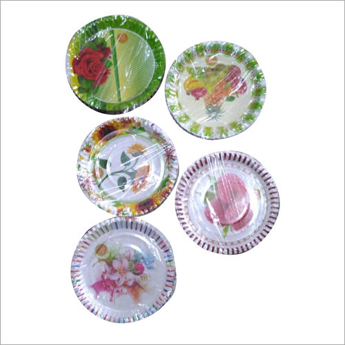 Eco Friendly Printed Disposable Plate