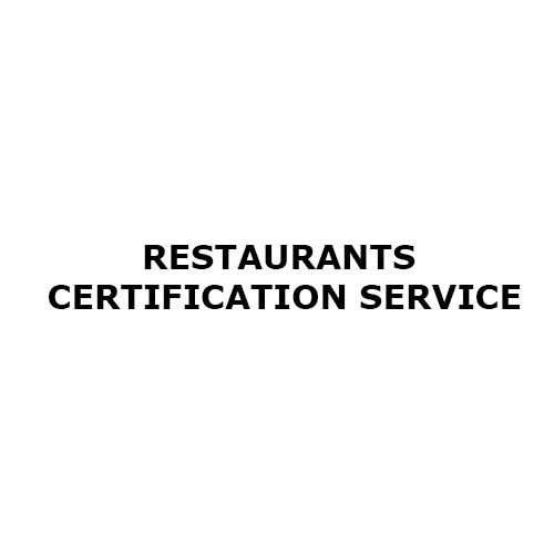 Restaurants Certification Service