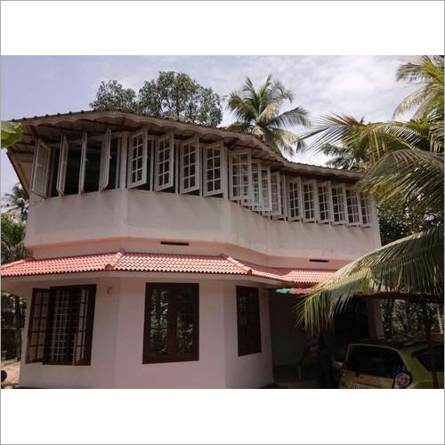 White Upvc French Window