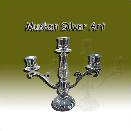 Sterling Silver Candle Stand