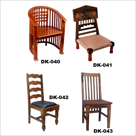 Carved Wooden Chairs