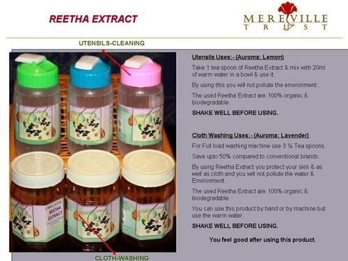 ORGANIC REETHA EXTRACT FOR LAUNDRY & UTENSIL WASH.