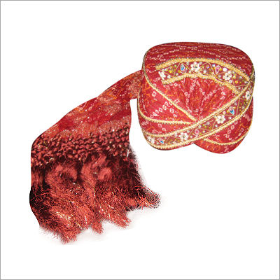 Wedding Turban - Cotton Fabric, Traditional North Indian Style | Majestic Groom Accessory Enhancing Personality