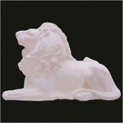 Marble Lion Figure