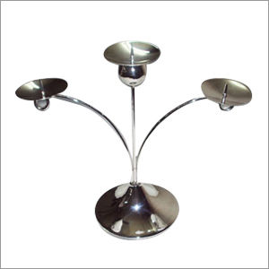 Silver Candle Stand