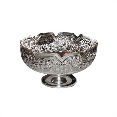 Small Stemmed Silver Bowl