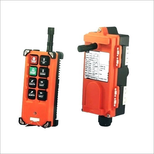 Radio Remote Control - Plastic, Orange | High Resolution Safety Monitor, Angle & Speed Sensors, Easy Operation