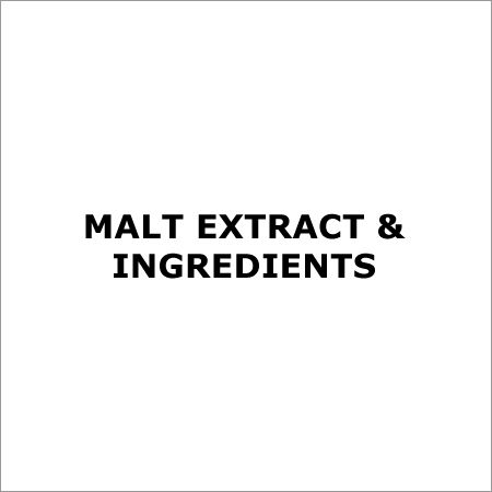 Malt Extract & Ingredients