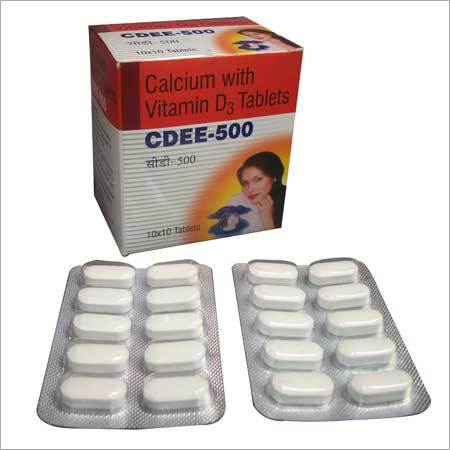 CDEE-500 (Calcium carbonate 1250mg+Vitamin D3 250)