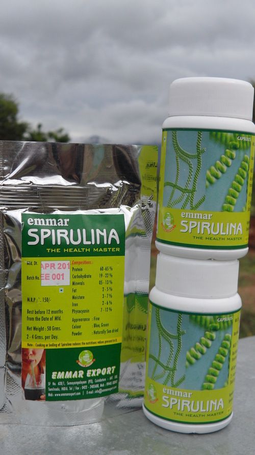 Spirulina Herbal Powder & Capsules