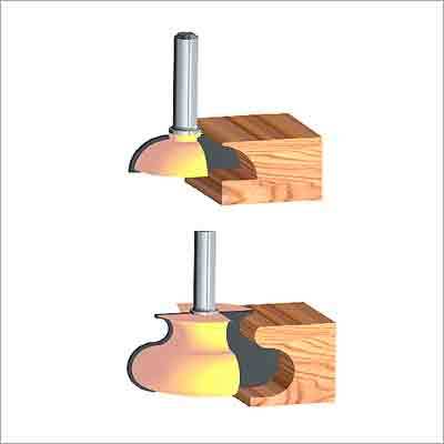 Router Bit With Tungsten Tip