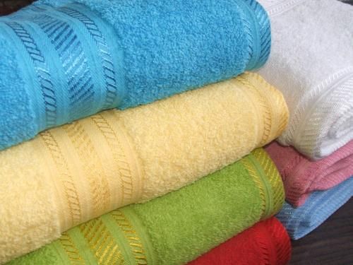 SILK BORDER FANCY BATH TOWEL