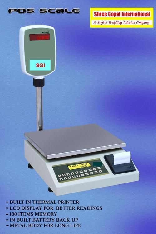 Table Top Scale With Attach Printer