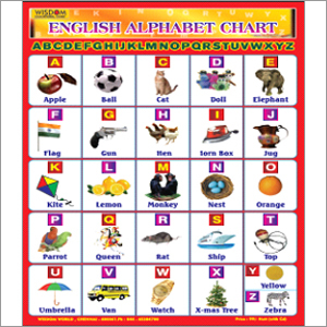 English Alphabet Chart at Best Price in Chennai, Tamil Nadu | THE