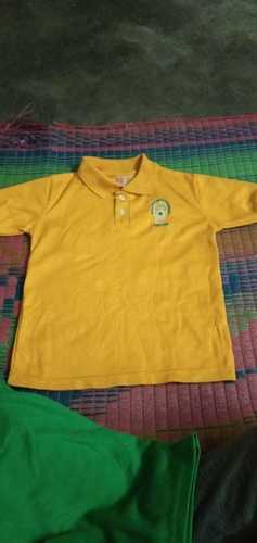 100% Cotton School Uniform T-Shirt Age Group: 6 To 15