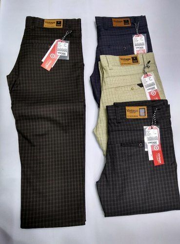 Cotton Checks Mens Trouser